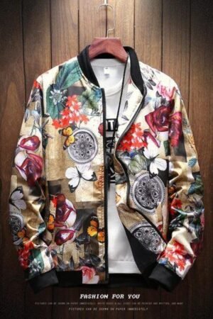 6 STYLE Fashion Spring New Print Casual Jacket