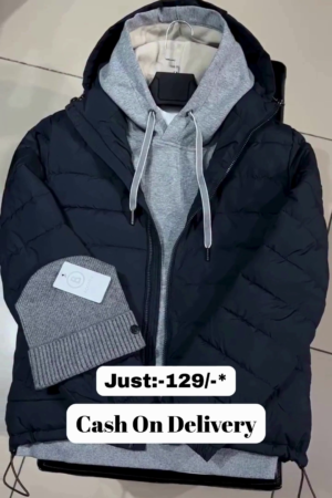 Hooded Sports Puffer Jacket ? Lightweight Warmth. Athletic Performance. Winter Ready.