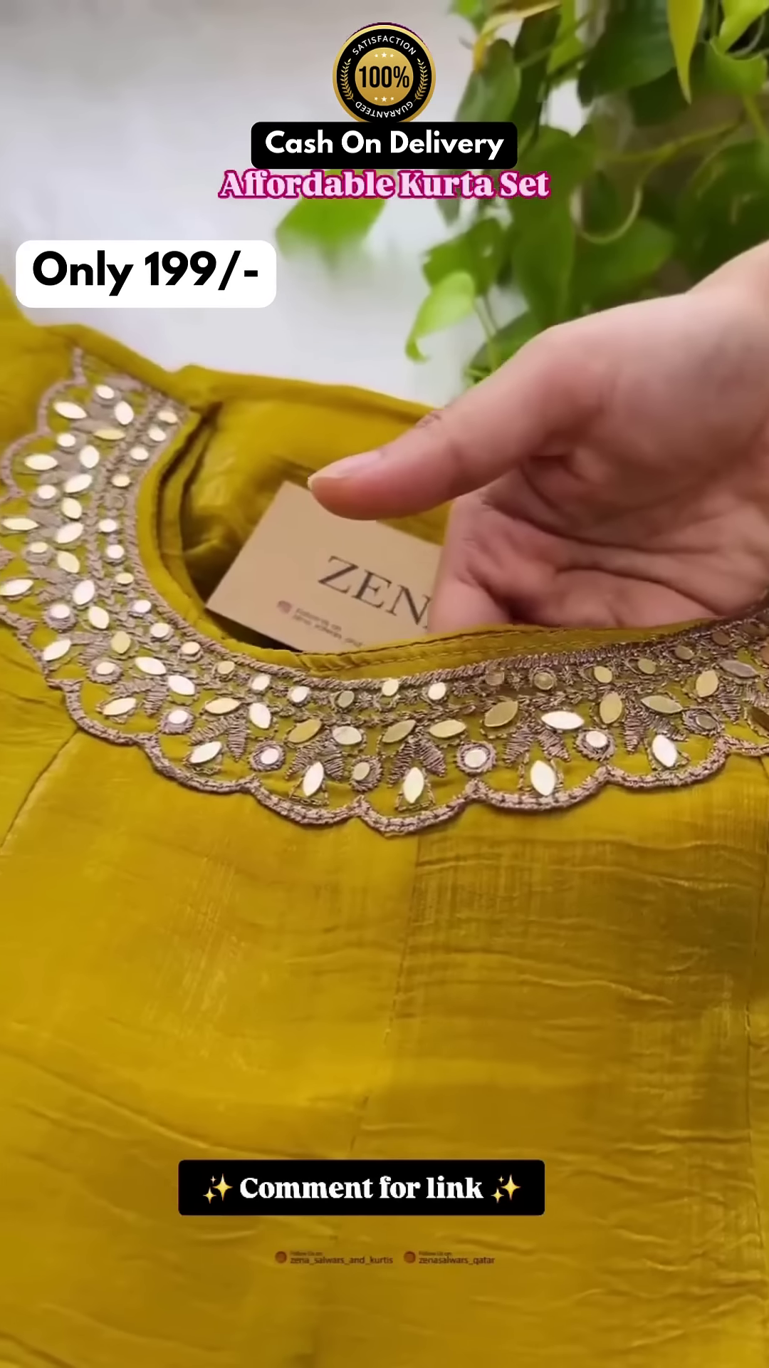 Floral Printed Tie-Up Neck Straight Kurta with Palazzos & Dupatta - Image 2