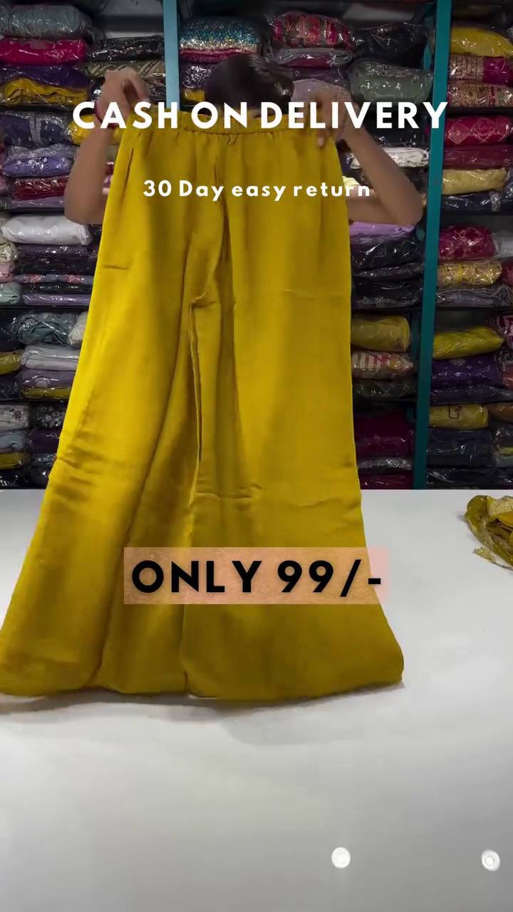 Women's Pink cotton kurti sharara with dupatta set designer kurti set - Image 4