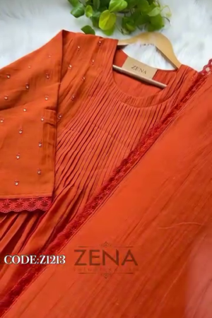 Pure Mul Chanderi Anarkali Suit Set – Elegant Festive Wear