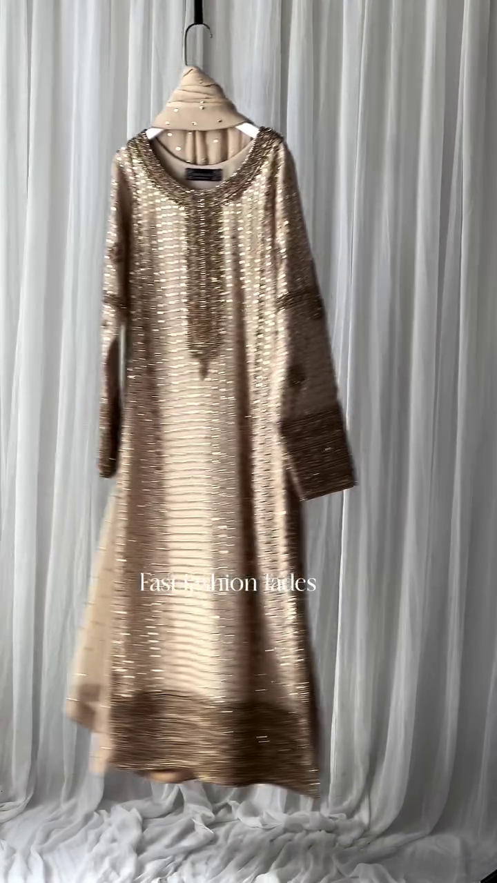 ✨ Golden Mirage Mirror-Work Luxury Formal Set – The Ultimate Sparkle of Sophisticated Glamour ✨