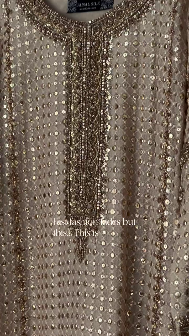 ✨ Golden Mirage Mirror-Work Luxury Formal Set – The Ultimate Sparkle of Sophisticated Glamour ✨ - Image 5