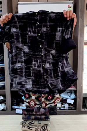 Men Smart Button-Down Collar Abstract Printed Slim Fit Casual Shirt