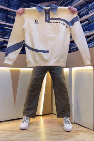 Casual waffle t-shirt over-sized polo for men Korean style baseball loose short sleeve polo shirt