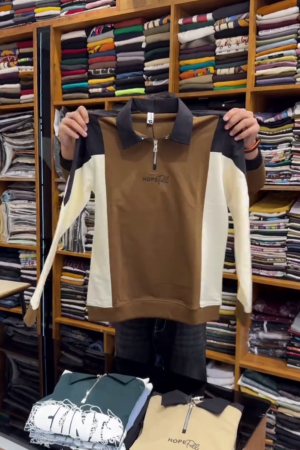 Men Colourblocked Regular Fit Polo T-Shirt