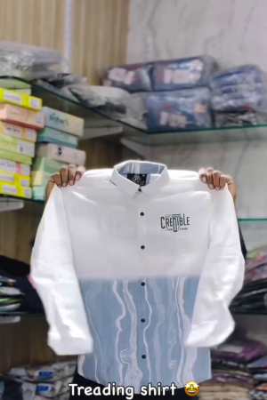 Adventure Fade Casual Shirt Light Grey