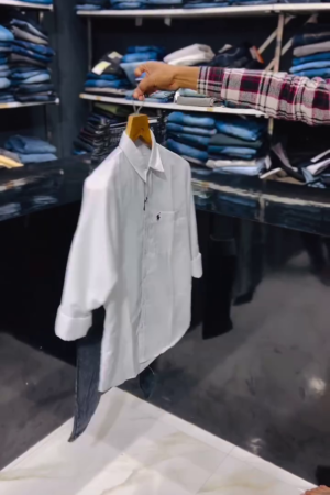 Tailored Fit Textured Pure Cotton Casual Shirt