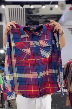 Blue & Red Checked Shirt