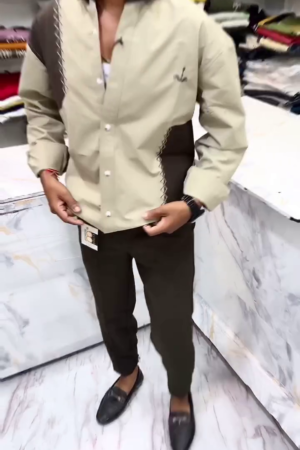Standard Printed Linen Casual Shirt