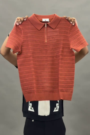 Men Polo Collar T-shirt